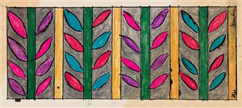ROMARE BEARDEN (1911 - 1988) Three abstract works on paper.